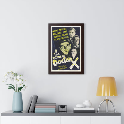 THE RETURN OF DOCTOR X 1939 - Framed Movie Poster-The Sticker Space