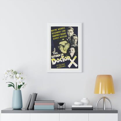 THE RETURN OF DOCTOR X 1939 - Framed Movie Poster-The Sticker Space