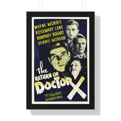 THE RETURN OF DOCTOR X 1939 - Framed Movie Poster-16″ x 24″-The Sticker Space