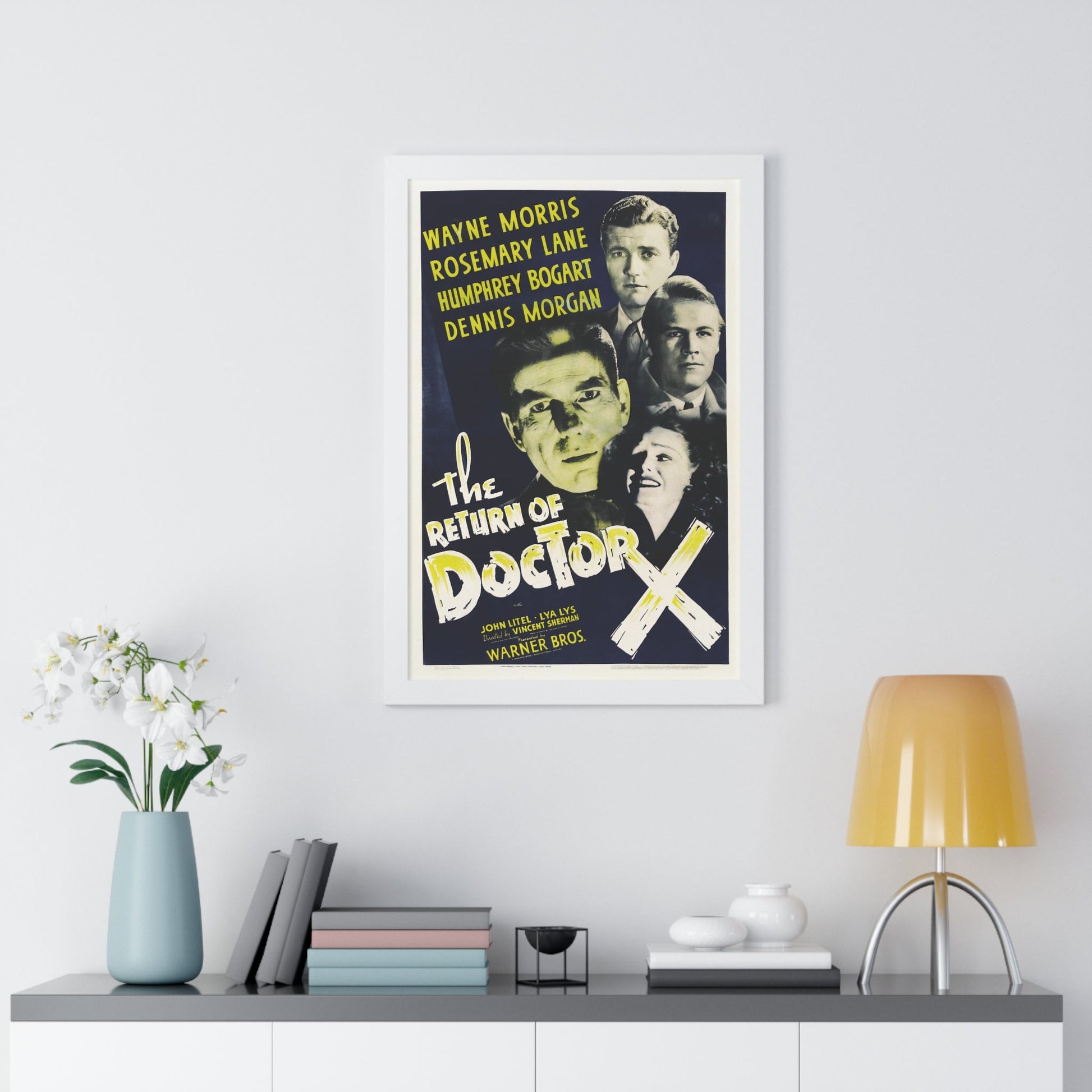 THE RETURN OF DOCTOR X 1939 - Framed Movie Poster-The Sticker Space