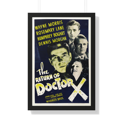 THE RETURN OF DOCTOR X 1939 - Framed Movie Poster-20" x 30"-The Sticker Space