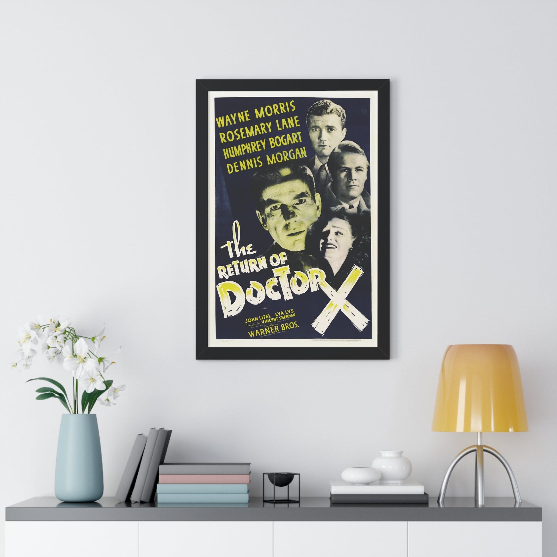 THE RETURN OF DOCTOR X 1939 - Framed Movie Poster-The Sticker Space