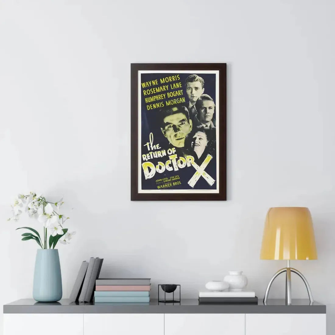 THE RETURN OF DOCTOR X 1939 - Framed Movie Poster - The Sticker Space