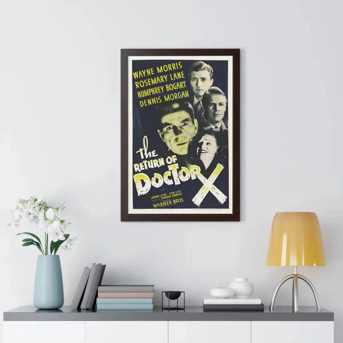 THE RETURN OF DOCTOR X 1939 - Framed Movie Poster - The Sticker Space