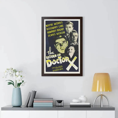 THE RETURN OF DOCTOR X 1939 - Framed Movie Poster - The Sticker Space