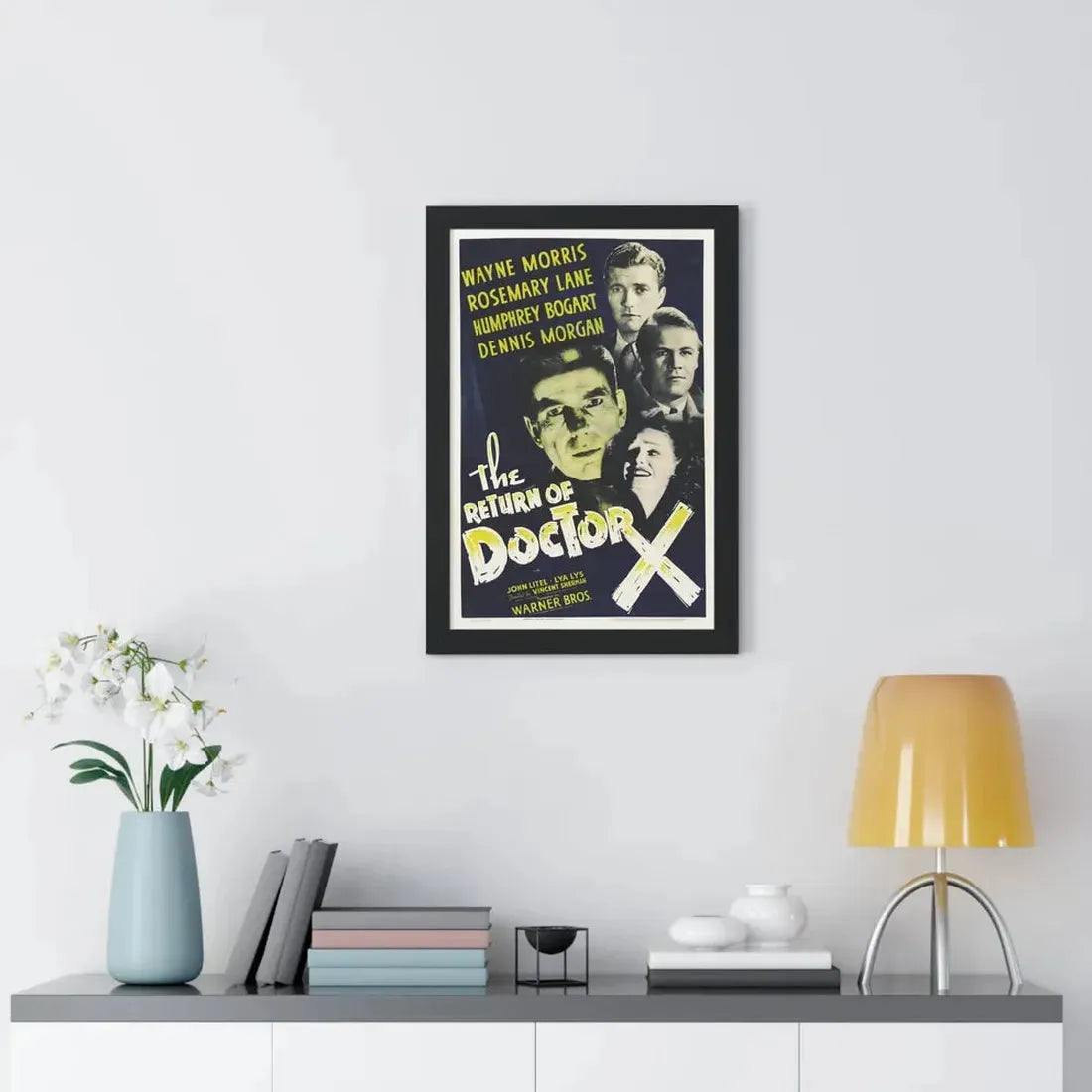 THE RETURN OF DOCTOR X 1939 - Framed Movie Poster - The Sticker Space