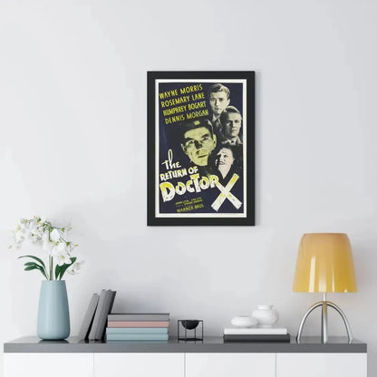 THE RETURN OF DOCTOR X 1939 - Framed Movie Poster - The Sticker Space