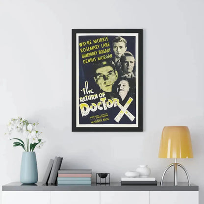 THE RETURN OF DOCTOR X 1939 - Framed Movie Poster - The Sticker Space