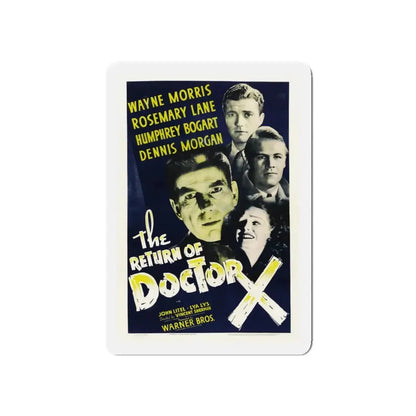THE RETURN OF DOCTOR X 1939 Movie Poster - Refrigerator Magnet 5 Inch Die-Cut - The Sticker Space