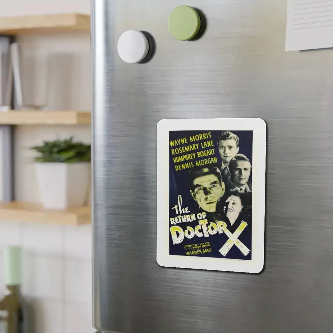 THE RETURN OF DOCTOR X 1939 Movie Poster - Refrigerator Magnet - The Sticker Space
