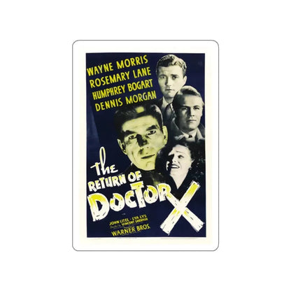 THE RETURN OF DOCTOR X 1939 Movie Poster STICKER Vinyl Die-Cut Decal 2 Inch - The Sticker Space