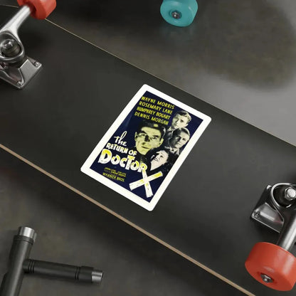 THE RETURN OF DOCTOR X 1939 Movie Poster STICKER Vinyl Die-Cut Decal - The Sticker Space