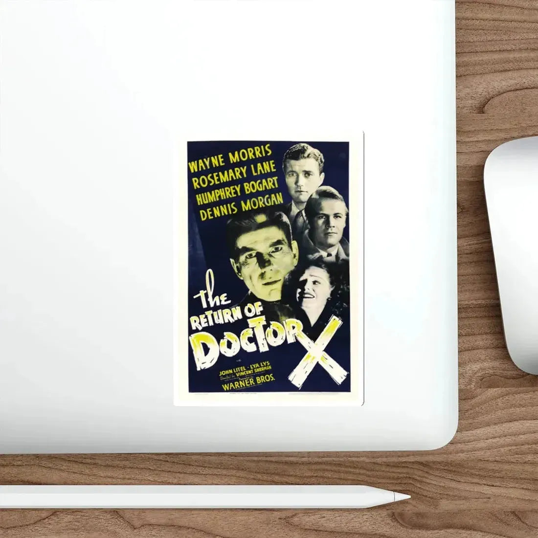 THE RETURN OF DOCTOR X 1939 Movie Poster STICKER Vinyl Die-Cut Decal - The Sticker Space
