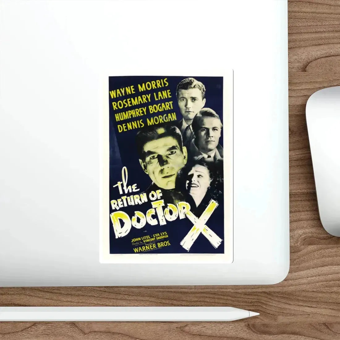 THE RETURN OF DOCTOR X 1939 Movie Poster STICKER Vinyl Die-Cut Decal - The Sticker Space