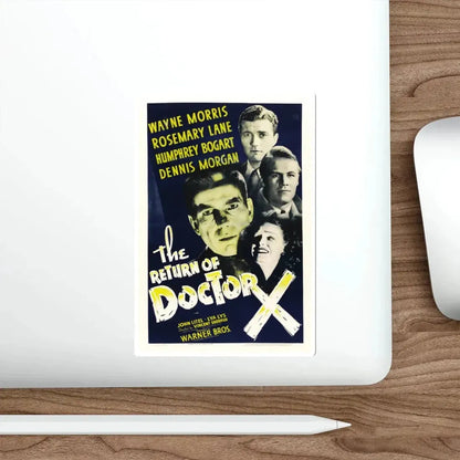THE RETURN OF DOCTOR X 1939 Movie Poster STICKER Vinyl Die-Cut Decal - The Sticker Space