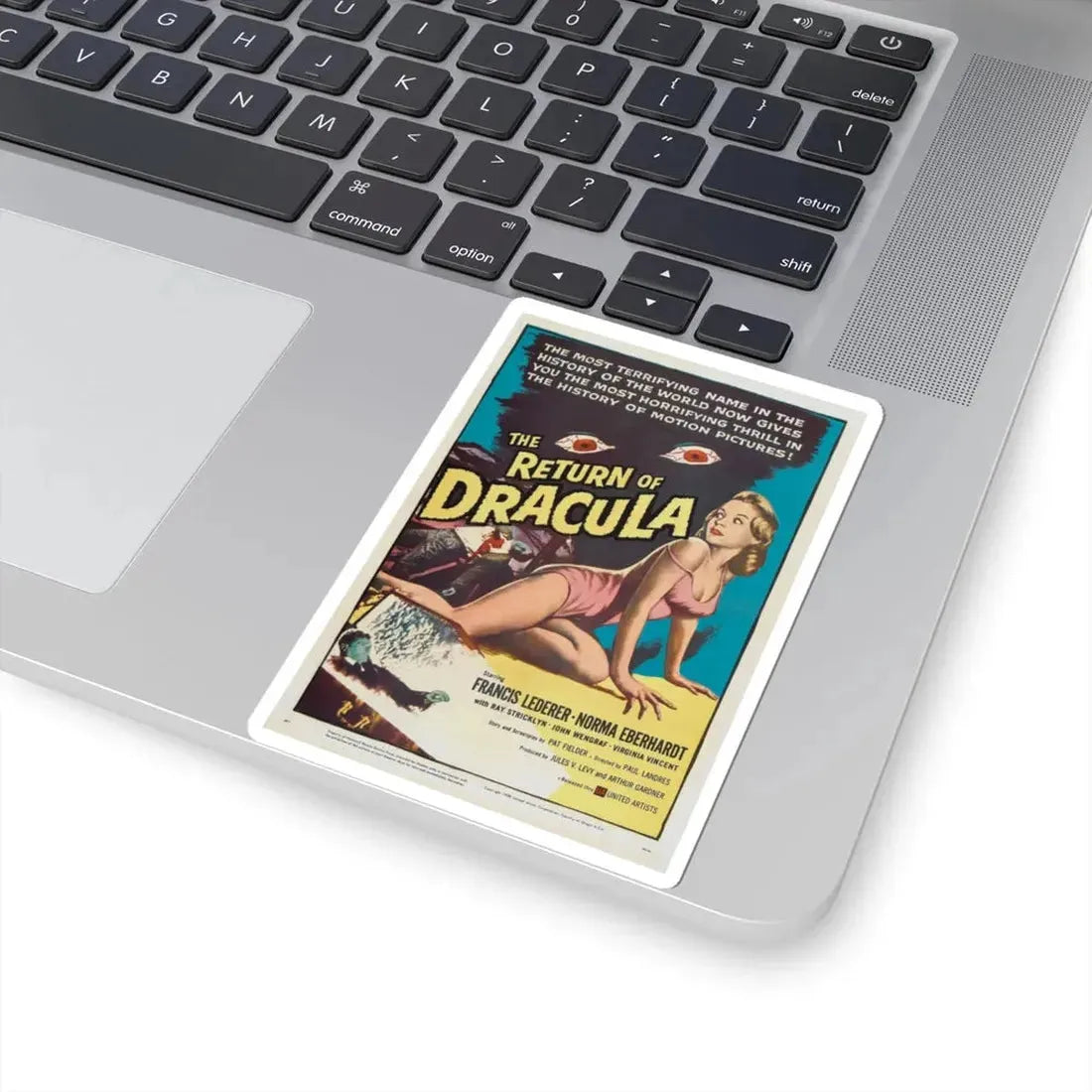 THE RETURN OF DRACULA 1958 Movie Poster - STICKER Vinyl Kiss-Cut Decal - The Sticker Space