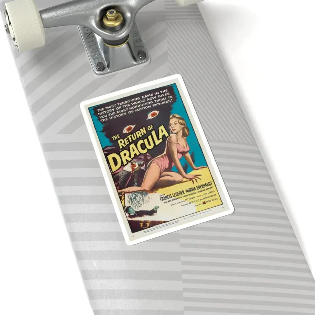 THE RETURN OF DRACULA 1958 Movie Poster - STICKER Vinyl Kiss-Cut Decal - The Sticker Space