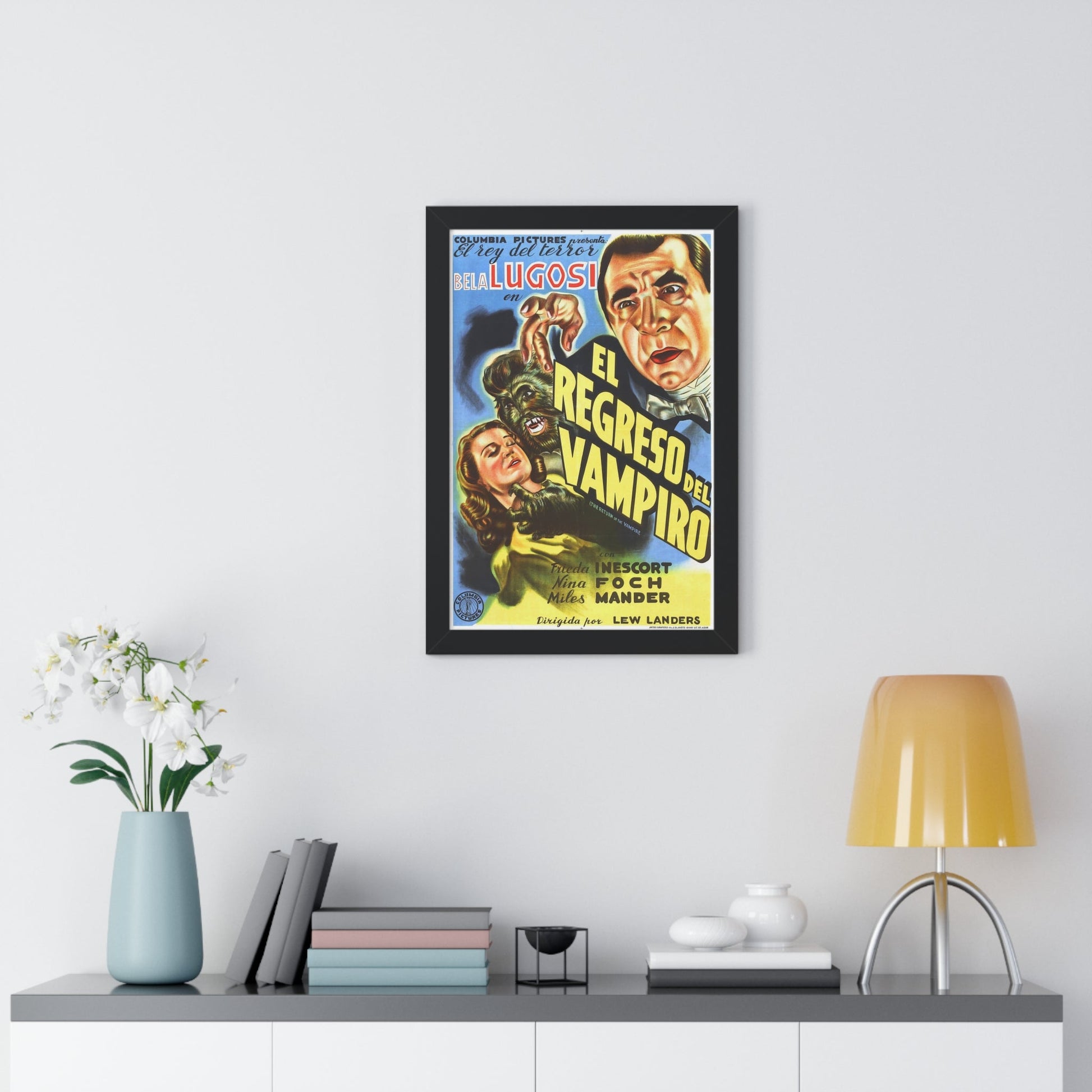 THE RETURN OF THE VAMPIRE 1943 - Framed Movie Poster-The Sticker Space