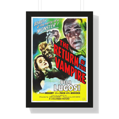 THE RETURN OF THE VAMPIRE (3) 1943 - Framed Movie Poster-16″ x 24″-The Sticker Space