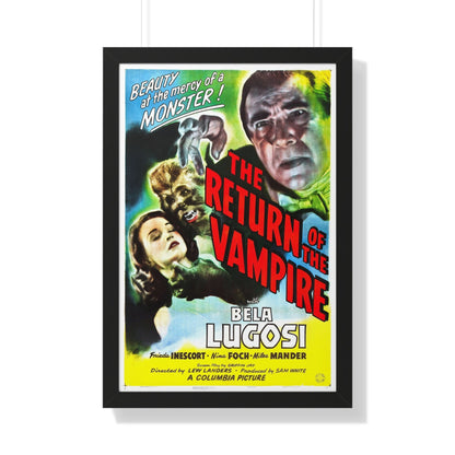 THE RETURN OF THE VAMPIRE (3) 1943 - Framed Movie Poster-20" x 30"-The Sticker Space