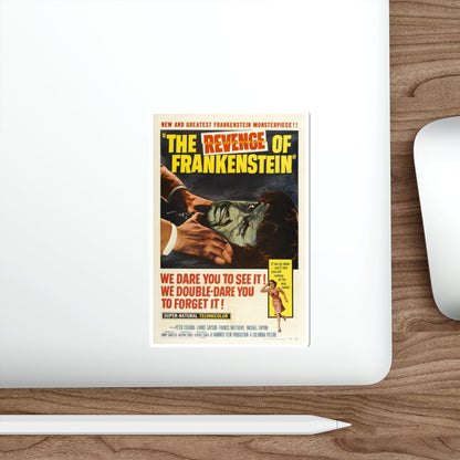 THE REVENGE OF FRANKENSTEIN 1958 Movie Poster STICKER Vinyl Die-Cut Decal-The Sticker Space