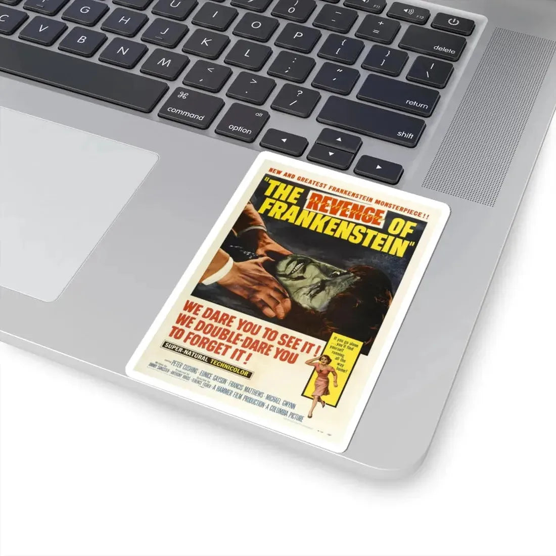 THE REVENGE OF FRANKENSTEIN 1958 Movie Poster - STICKER Vinyl Kiss-Cut Decal - The Sticker Space