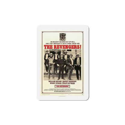 The Revengers 1972 Movie Poster Refrigerator Magnet 4 Inch - The Sticker Space