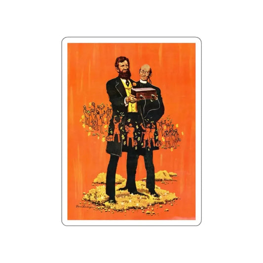 The Reverend Goose and His Golden Egg, True magazine, March 1962 (Magazine Illustration) STICKER Vinyl Die-Cut Decal White Die-Cut 2 Inch - The Sticker Space