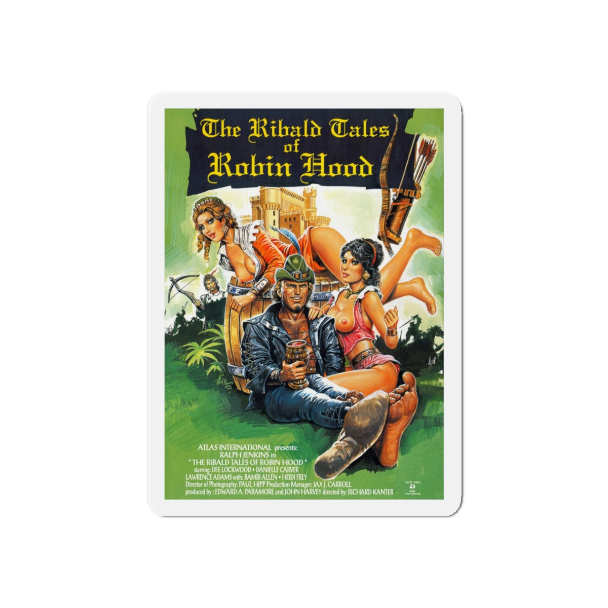 THE RIBALD TALES OF ROBIN HOOD 1969 Movie Poster - Refrigerator Magnet