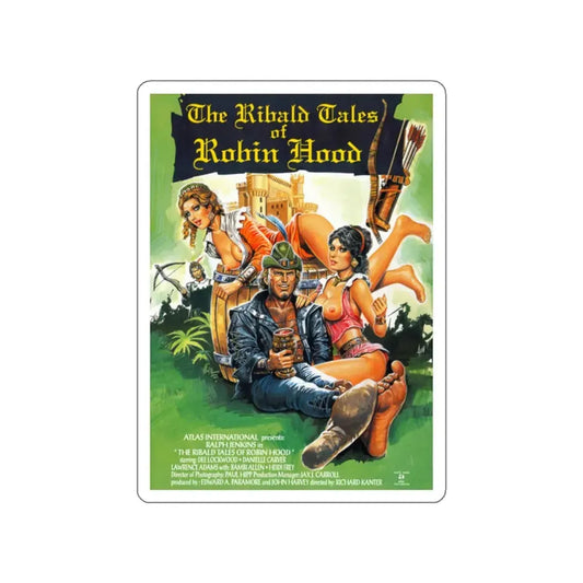 THE RIBALD TALES OF ROBIN HOOD 1969 Movie Poster STICKER Vinyl Die-Cut Decal 2 Inch - The Sticker Space