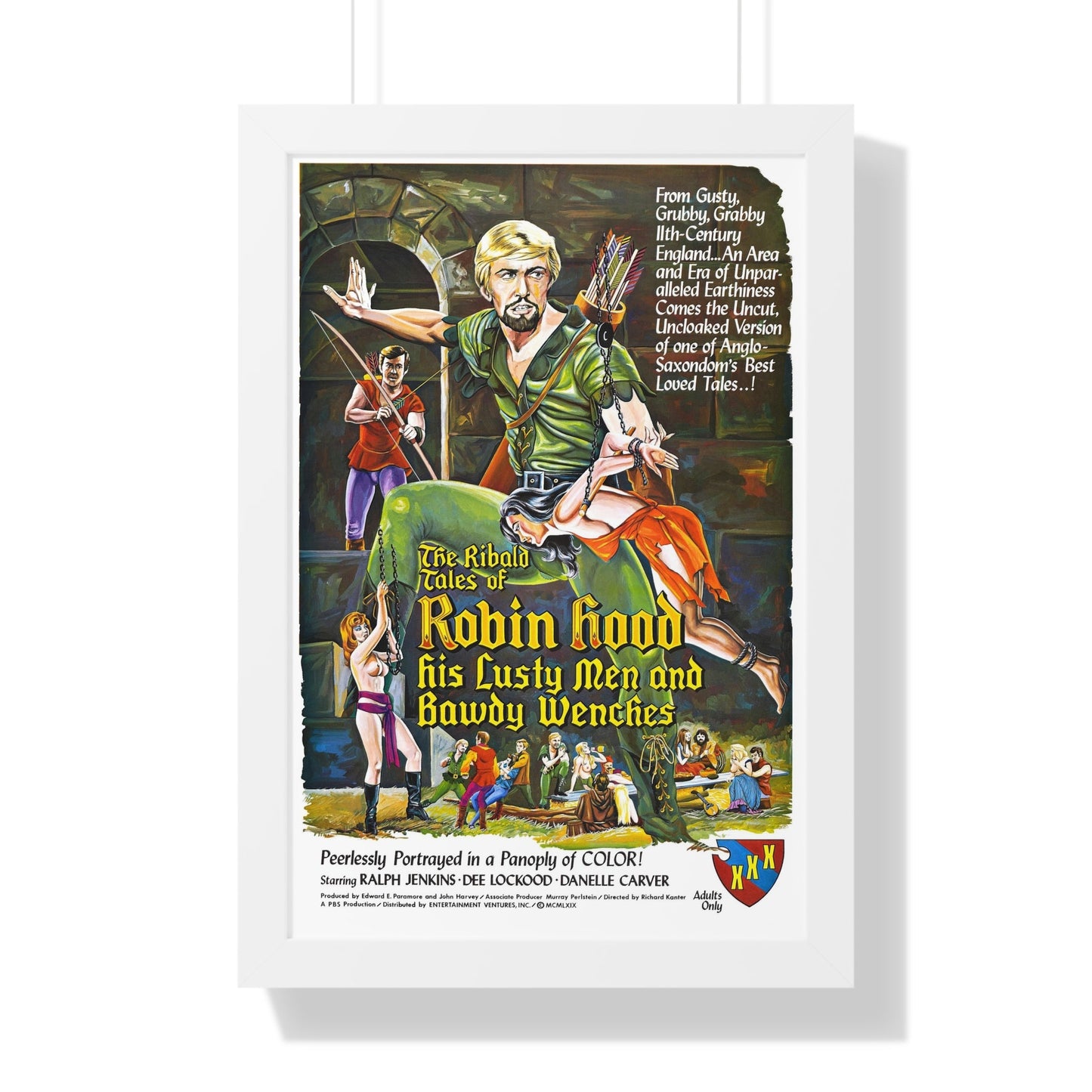 THE RIBALD TALES OF ROBIN HOOD (2) 1969 - Framed Movie Poster-16″ x 24″-The Sticker Space