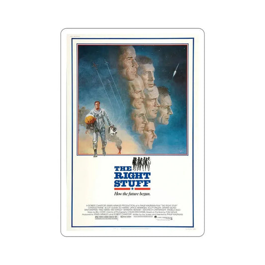 The Right Stuff 1983 Movie Poster STICKER Vinyl Die-Cut Decal 6 Inch - The Sticker Space