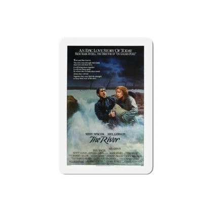 The River 1984 Movie Poster Refrigerator Magnet 2 Inch - The Sticker Space