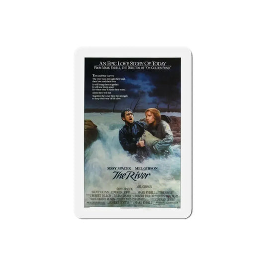 The River 1984 Movie Poster Refrigerator Magnet 2 Inch - The Sticker Space