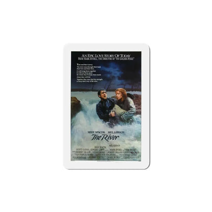 The River 1984 Movie Poster Refrigerator Magnet 5 Inch - The Sticker Space