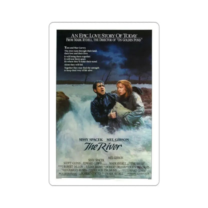 The River 1984 Movie Poster STICKER Vinyl Die-Cut Decal 4 Inch - The Sticker Space