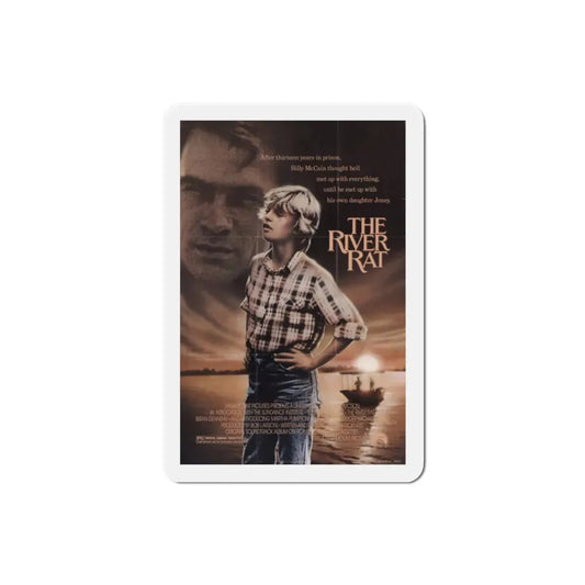 The River Rat 1984 Movie Poster Refrigerator Magnet 2 Inch - The Sticker Space