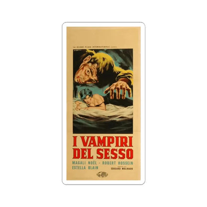 THE ROAD TO SHAME 1959 Movie Poster - STICKER Vinyl Kiss-Cut Decal 6 Inch White - The Sticker Space