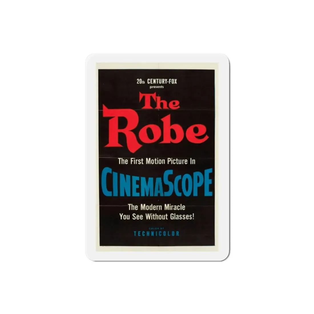 The Robe 1953 Movie Poster Refrigerator Magnet 2 Inch - The Sticker Space