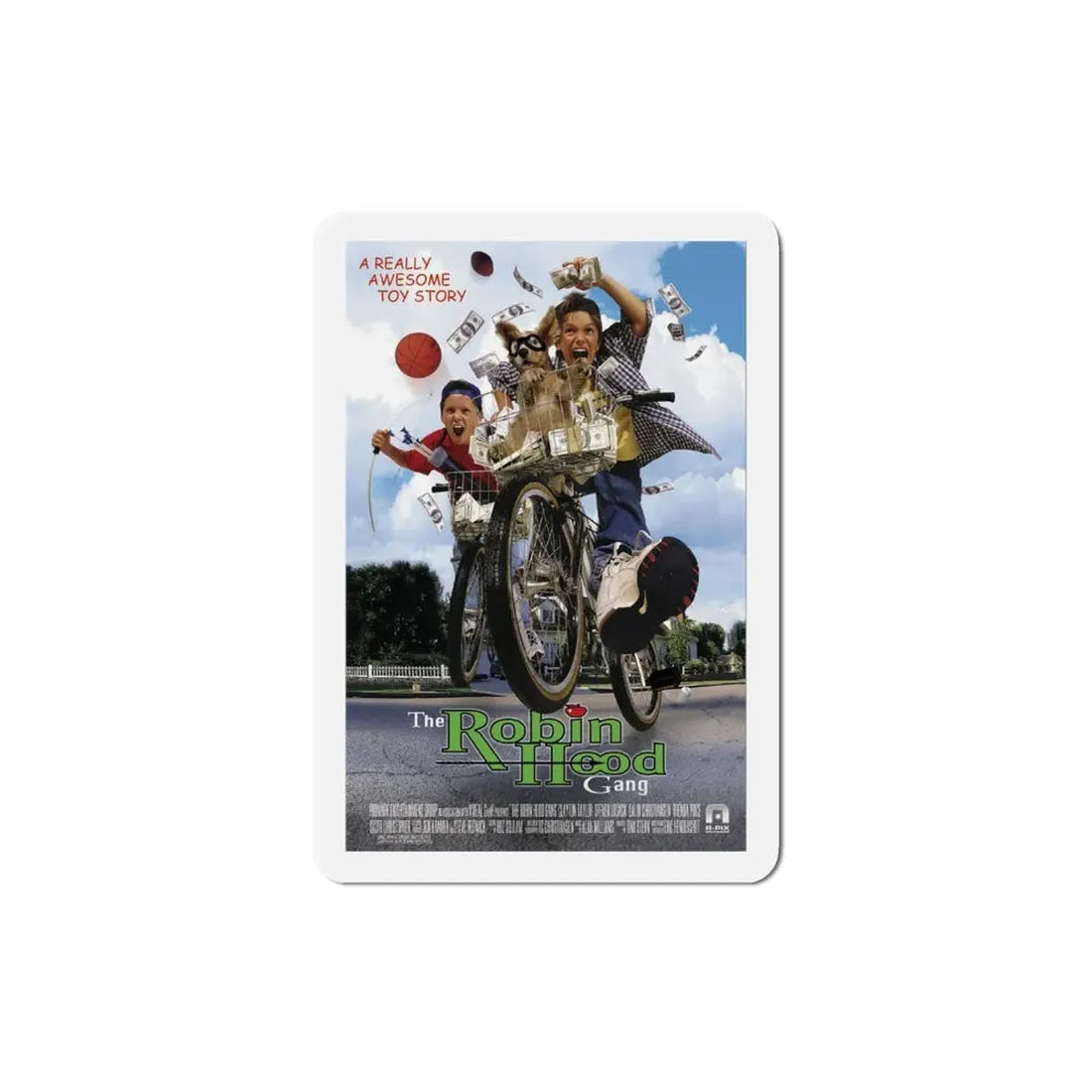 The Robin Hood Gang aka Angels in the Attic 1998 Movie Poster Refrigerator Magnet 4 Inch - The Sticker Space