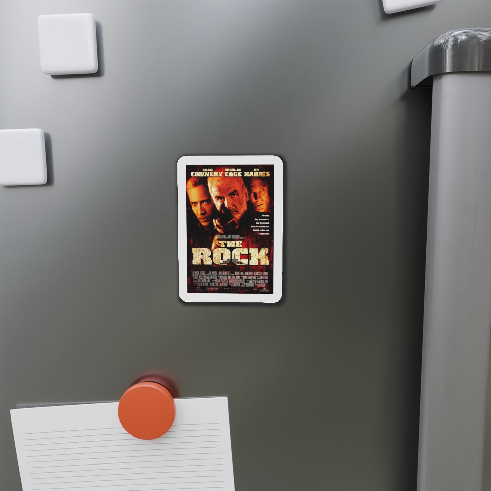 The Rock 1996 Movie Poster Die-Cut Magnet-The Sticker Space