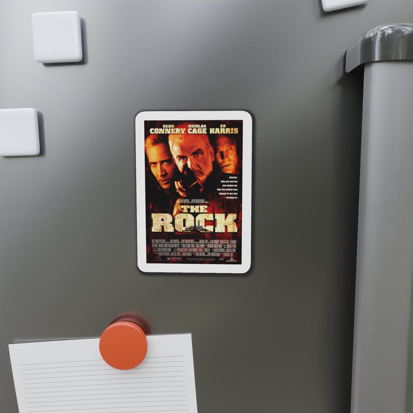 The Rock 1996 Movie Poster Die-Cut Magnet-The Sticker Space