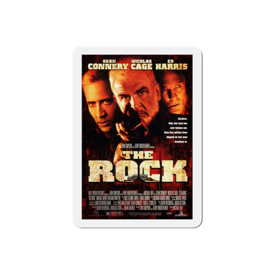 The Rock 1996 Movie Poster Die-Cut Magnet-2" x 2"-The Sticker Space