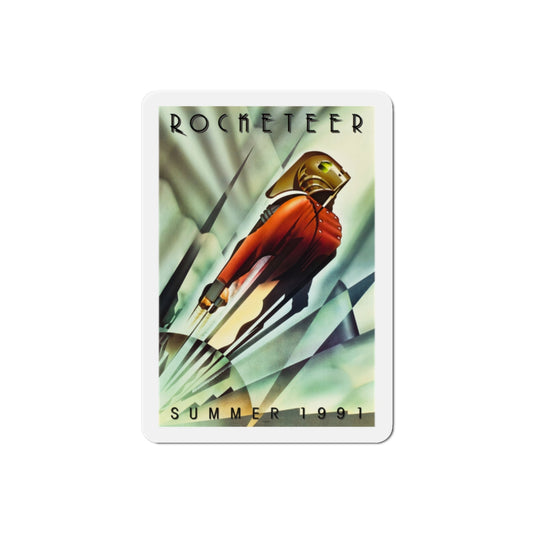 The Rocketeer 1991 Movie Poster Die-Cut Magnet-2" x 2"-The Sticker Space