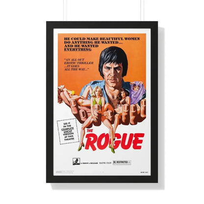 THE ROGUE 1971 - Framed Movie Poster 20" x 30" Black - The Sticker Space