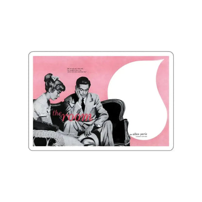 The Room, Cosmopolitan, July 1947 (Magazine Illustration) STICKER Vinyl Die-Cut Decal White Die-Cut 2 Inch - The Sticker Space