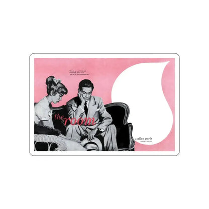 The Room, Cosmopolitan, July 1947 (Magazine Illustration) STICKER Vinyl Die-Cut Decal White Die-Cut 6 Inch - The Sticker Space