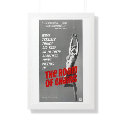 THE ROOM OF CHAINS 1970 - Framed Movie Poster-20" x 30"-The Sticker Space