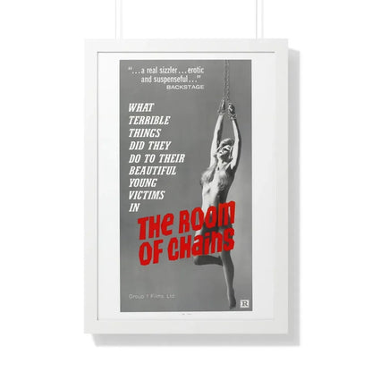 THE ROOM OF CHAINS 1970 - Framed Movie Poster 20" x 30" White - The Sticker Space