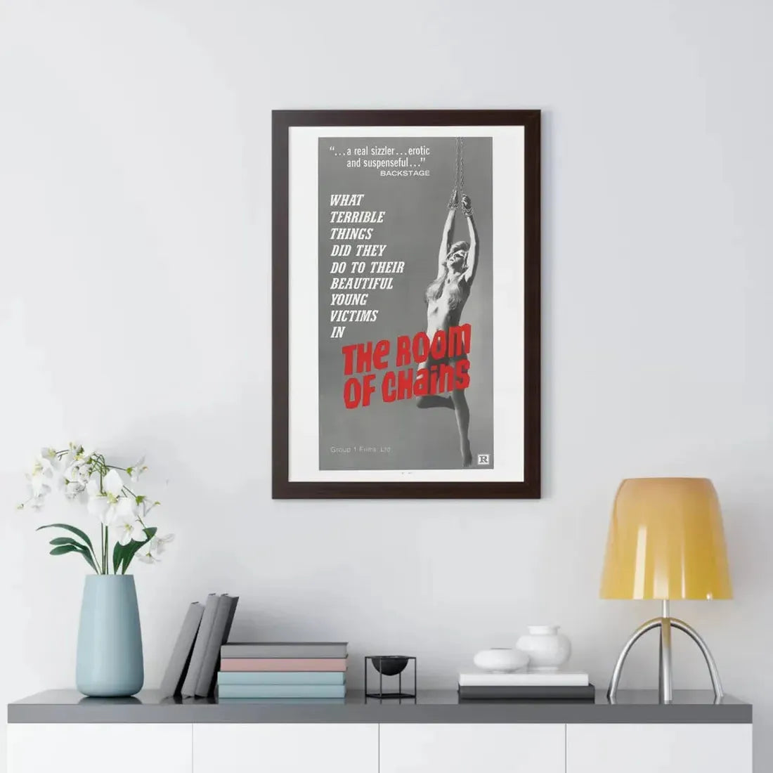 THE ROOM OF CHAINS 1970 - Framed Movie Poster - The Sticker Space